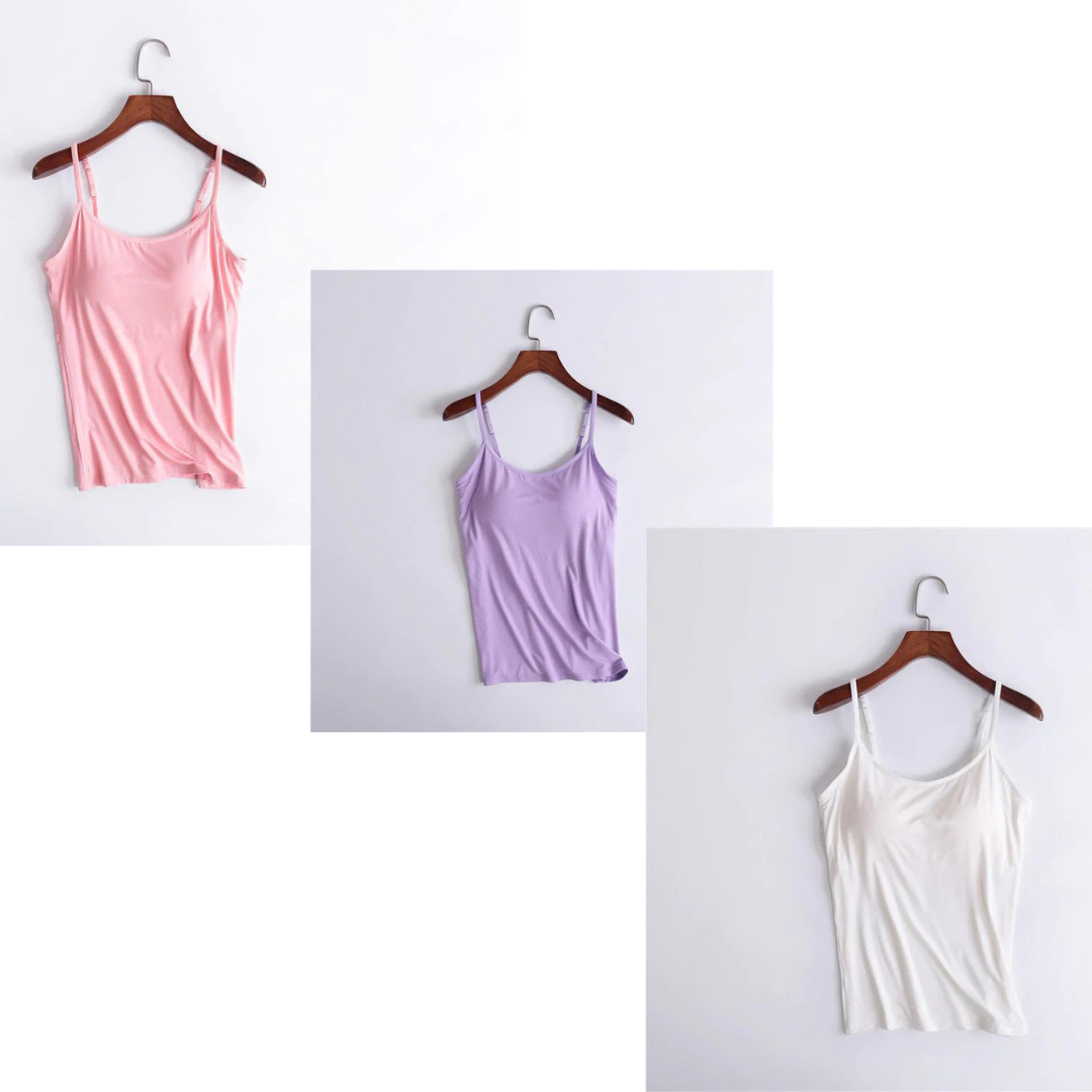 Tank With Built-In Bra - Hot Sale 50% OFF