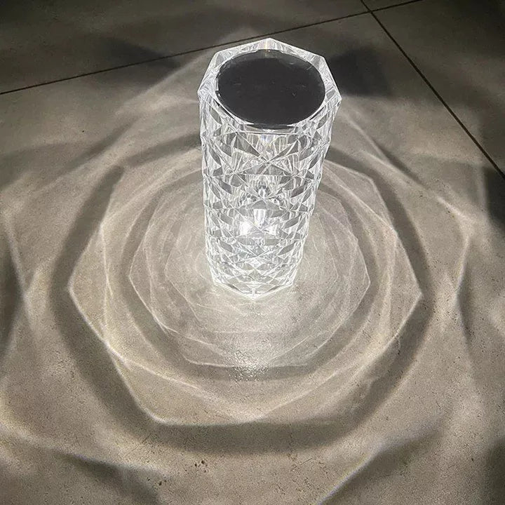 TOUCHING CONTROL ROSE CRYSTAL LAMP