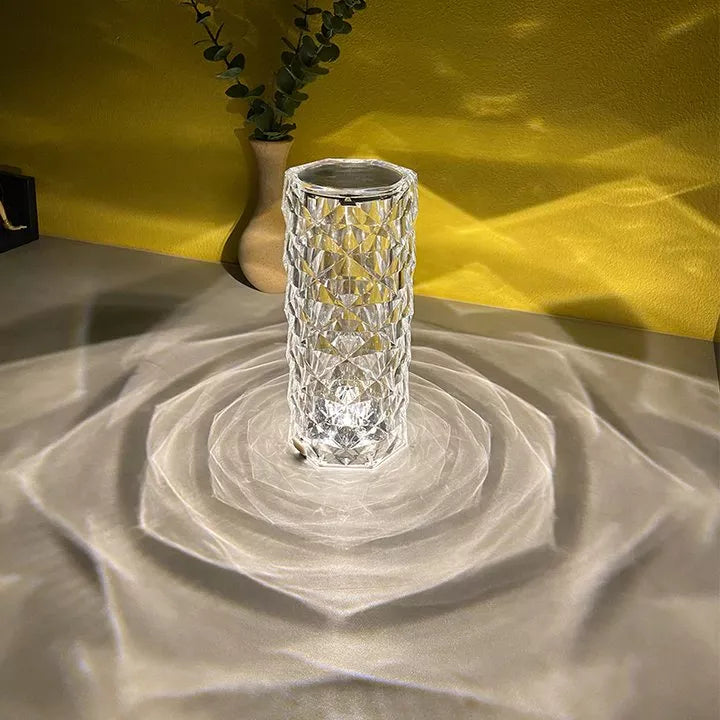 TOUCHING CONTROL ROSE CRYSTAL LAMP