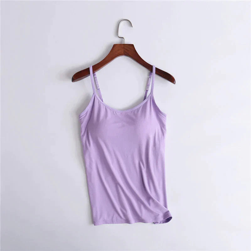 Tank With Built-In Bra - Hot Sale 50% OFF